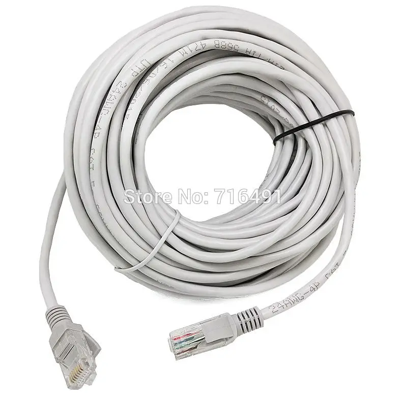 16.4 фута/5 м UTP Ethernet позолоченный сетевой коммутационный кабель Cat5e RJ45