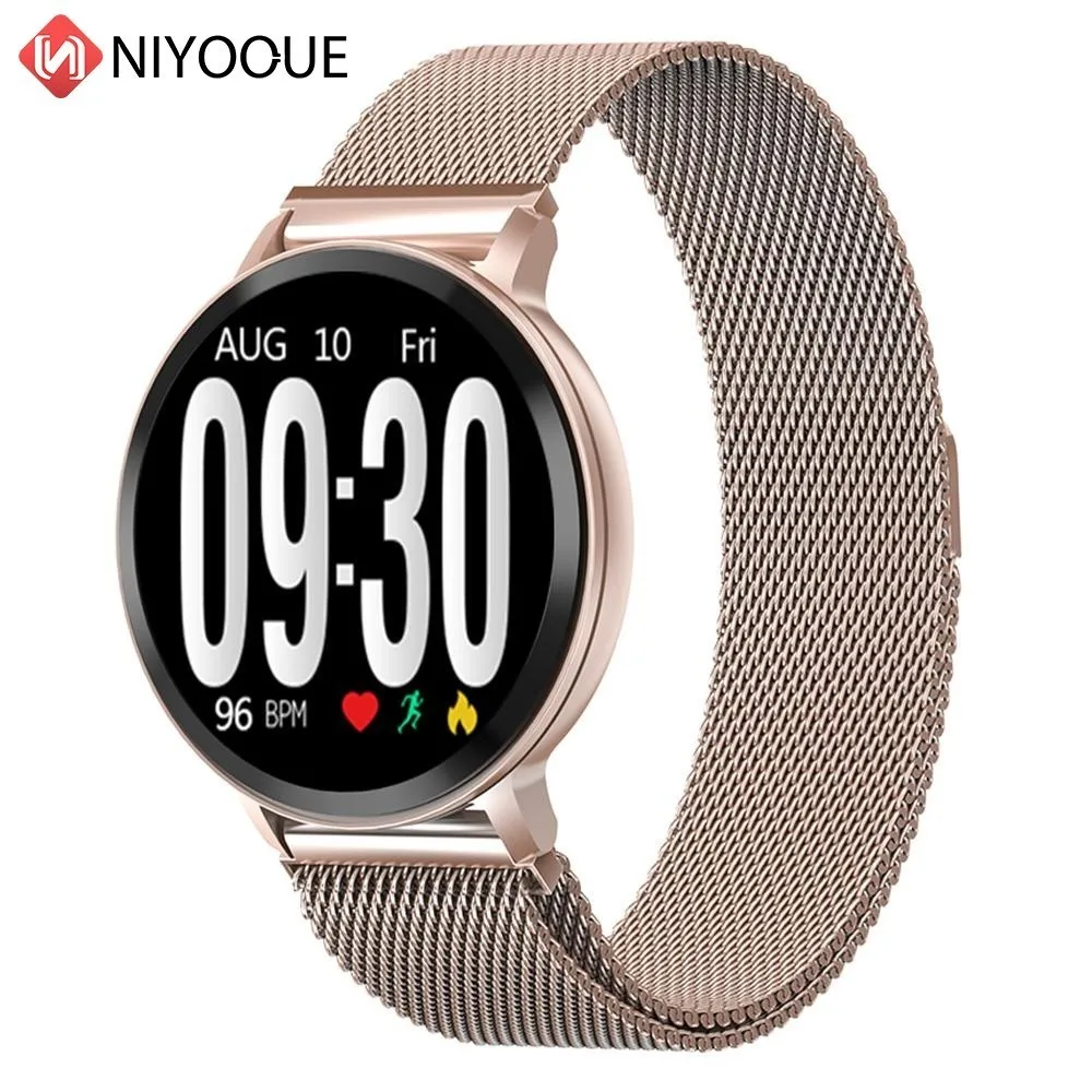 Comprar Reloj inteligente S8 Fitness Tracker Frecuencia Cardíaca presión arterial step Sleep pulsera de monitoreo impermeable reloj deportivo pulsera inteligente