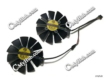 

Genuine For ASUS STRIX GTX970 980 780 STRIX-R9285 PLD10015S12H DC12V 0.55A 5Pin 2*4Wire Graphics Card Cooling Fan