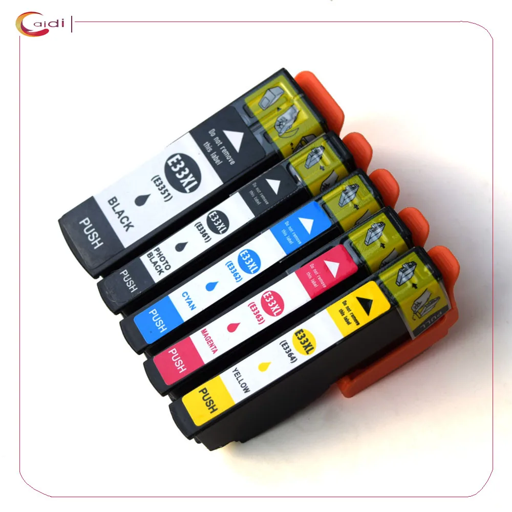 5PX совместимый для Epson 33XL чернильные картриджи Expression Премиум XP 630 640 635 830 530 900 540 645|ink