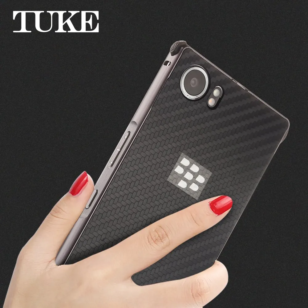 

TUKE For Blackberry KEYone Case Metal Frame For Blackberry KEYone Mercury DTEK70 Carbon Fiber Hard Cover For KEYone Blackberry