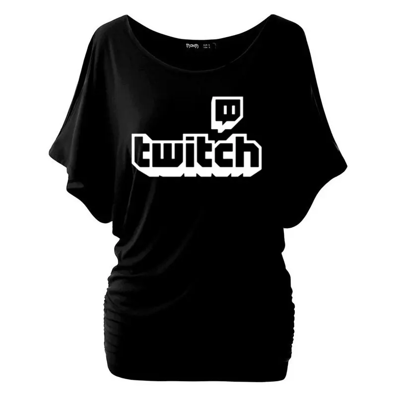 Twitch ТВ футболка игровой Топ Мужская геймер Fan Gifts короткий рукав с регулирующей