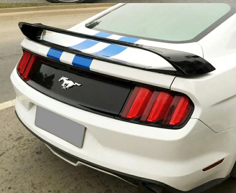 Для Mustang спойлер- Ford Mustang спойлер GT KSK ABS Пластиковый материал заднее крыло автомобиля Цвет задний спойлер