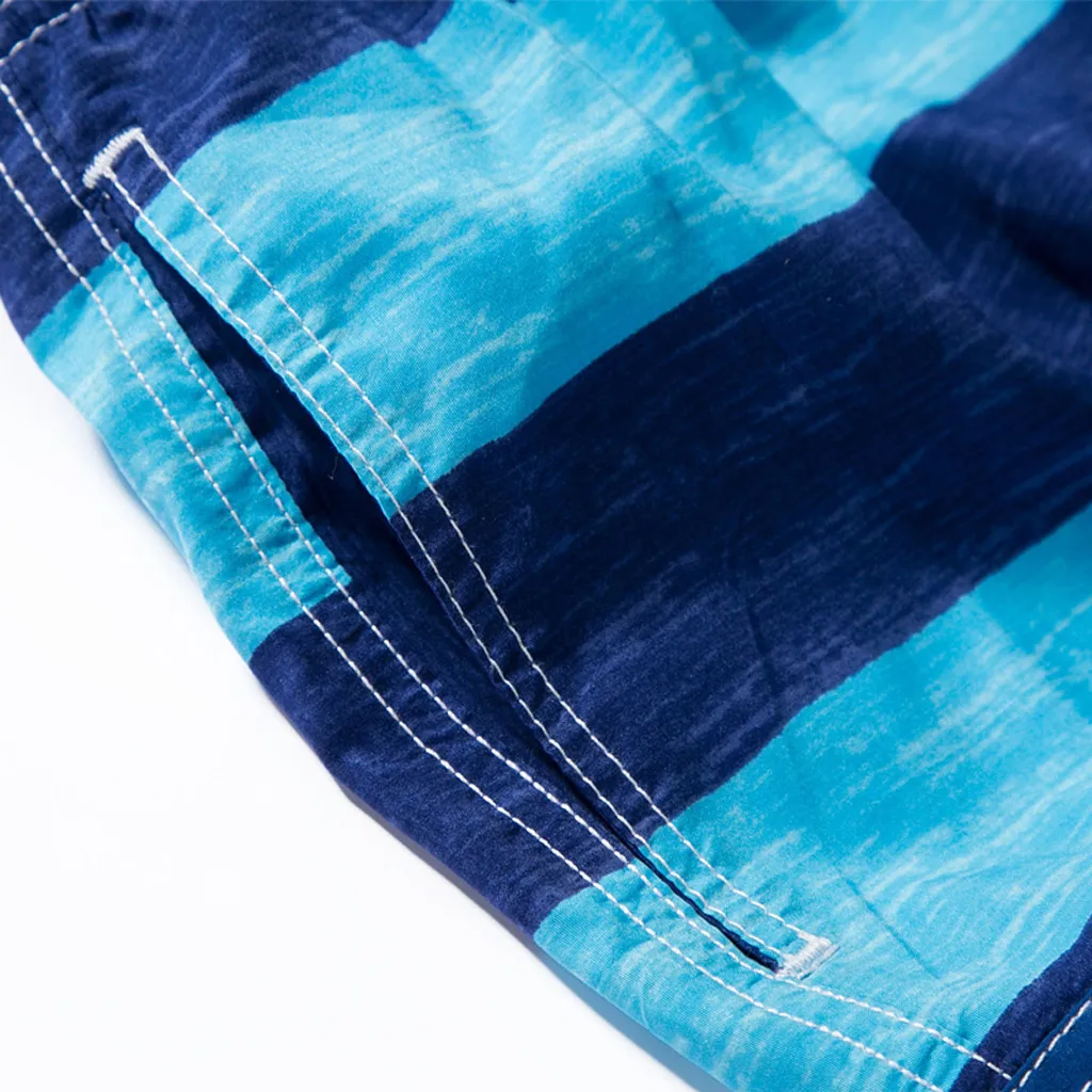 JAYCOSIN 2019 для мужчин's повседневное Лоскутная полоса печати пляж сёрфинг одежда заплыва свободные короткие штаны Dropshiping 19JUN11