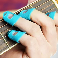 

4Pcs Guitar Finger Pick Electric Acoustic Guitar Ukulele inger protective sleeve Guitar Stringed Lnstrument Parts Accessories