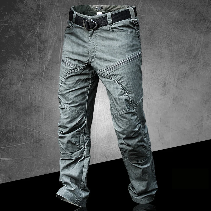  Summer Waterproof Tactical Pants Male Jogger Casual Men's Cargo Pants Cotton Trousers Military Styl