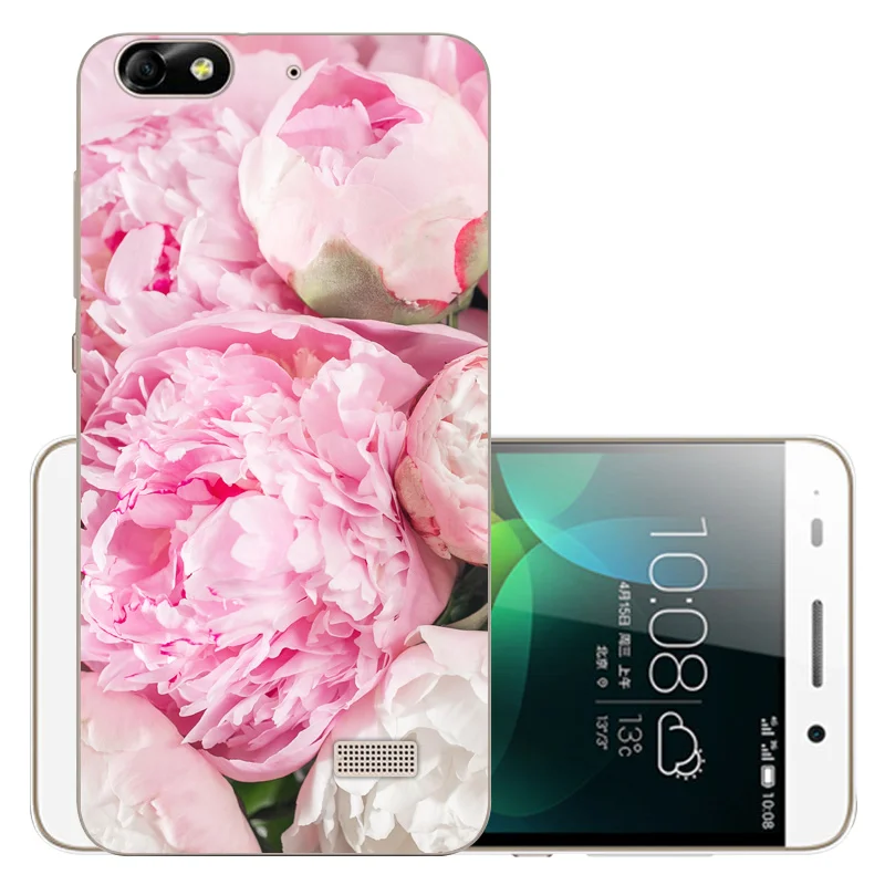 CROWNPRO هواوي الشرف 4C CHM-U01 غطاء إطار هاتف محمول سيليكون TPU عودة 5.0 \