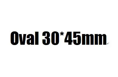 Индивидуальный Логотип самописающийся штамп заказной Фоточувствительный штамп чернил - Цвет: Oval 30x45mm