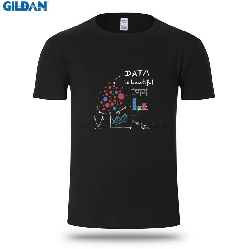 

Customized Trend T Shirt For Men Data Is Beautiful Breathable Men Tshirt Spring Hilarious T Shirt Big Sizes Men Tee Shirt Gift