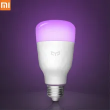 Крепление для спортивной камеры Xiao mi Yeelight лимон синий II цветная(RGB) светодиодная смарт-лампочка RGB/белый E27 10 Вт 800 люмен mi Смарт для лампочки, с WiFi Пульт дистанционного управления телефоном Управление