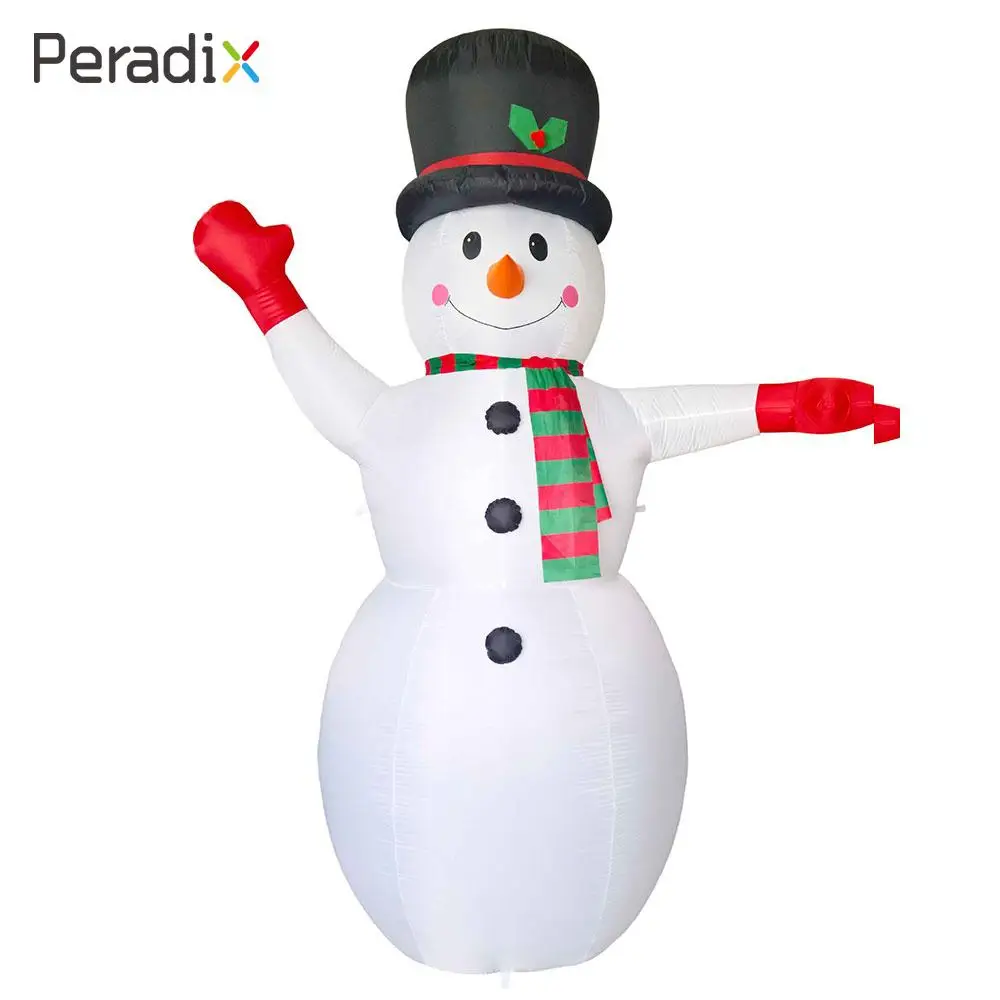 

2018 Inflatable Snowman Toy Plastic Inflatable Snowman Cute Holiday 2.4m Huge Christmas Snowman Drop Shipping