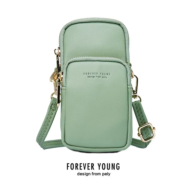 2019 Forever Young 11 Colors Leather Phone Bag New Casual Wallet Mobile ...