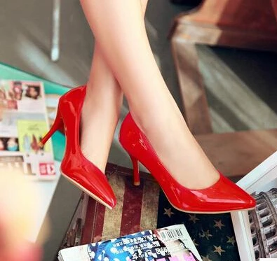 patent leather heels for work