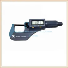 Цифровой микрометр точные измерения инструменты микрометрический суппорт Калибр 0-25 мм Точность 0,001 inch/mm преобразования блока