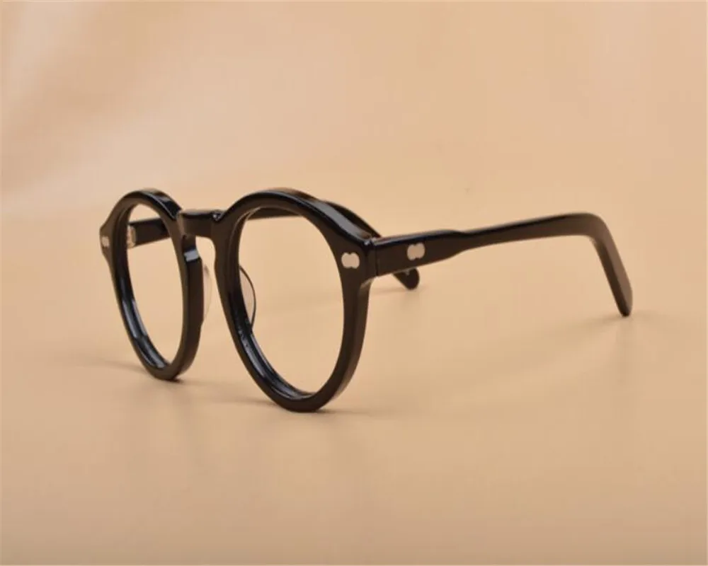 Бренд Дизайн унисекс Мода полный обод ацетат Ретро прозрачные линзы оптические очки рамки близорукость, Leoaprd