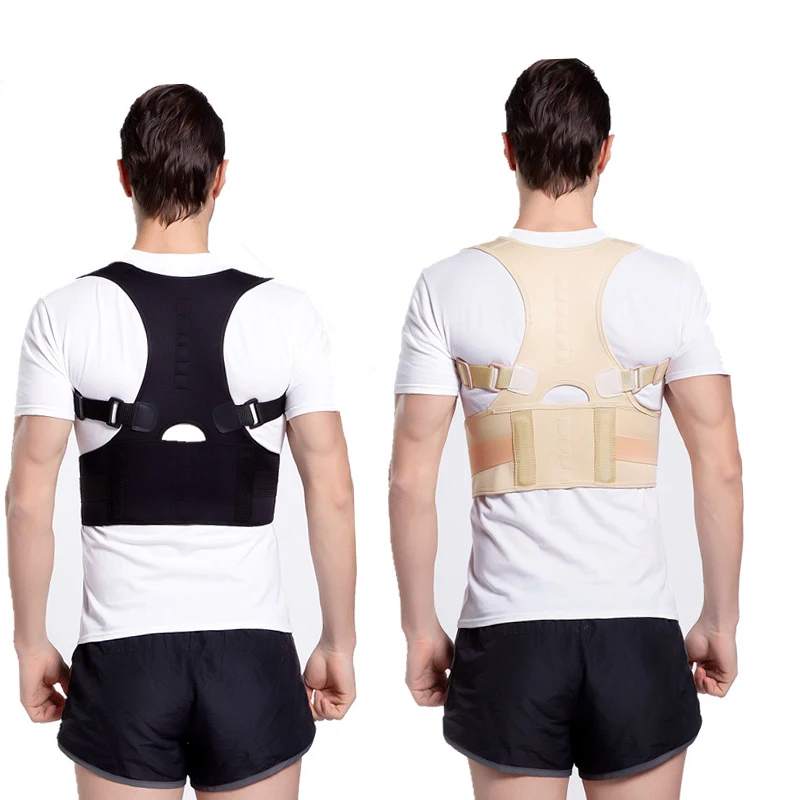 

Magnetic Therapy Posture Corrector Brace Shoulder Back Support Belt Braces & Supports Belt Shoulder Posture on US Stock S-4XL