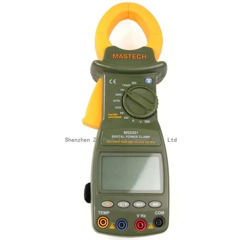 MASTECH MS2201 Digital Power Clamp Meter ACTIVE/APPARENT/REACTIVE POWER
