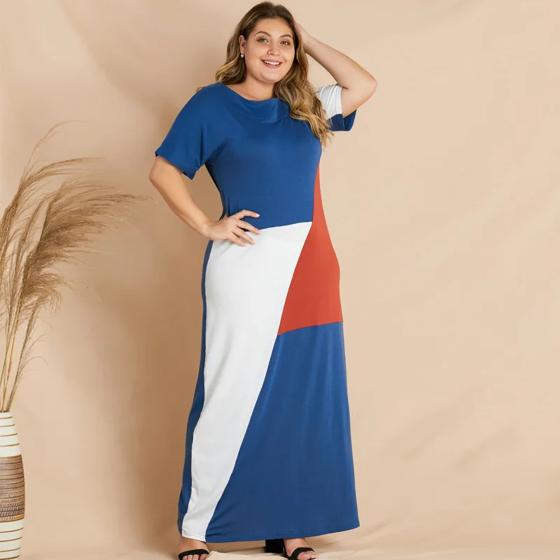 

Oversized Plus Size Large Big L-3XL 4XL Long Maxi T Shirt Dress Women Loose Casual Robe Dresses 2019 Summer Fashion Clothing