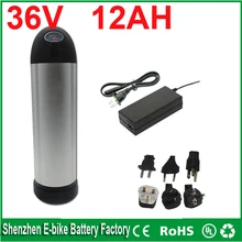 1000 los tiempos de ciclo 36 v 12ah hervidor botella de agua de litio 36 v batería de la caldera Para 36 v 500 w kit de bicicleta eléctrica e-bike con cargador