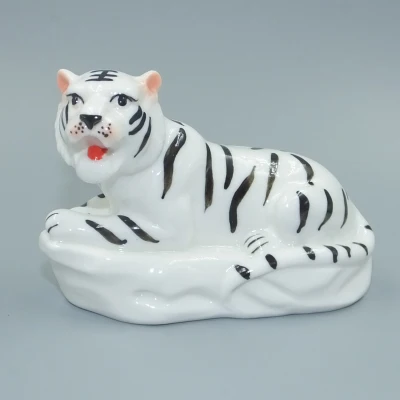 

Ceramic zodiac animal of the ox Tiger rabbit decoration snake Geomantic Home sculpture statue