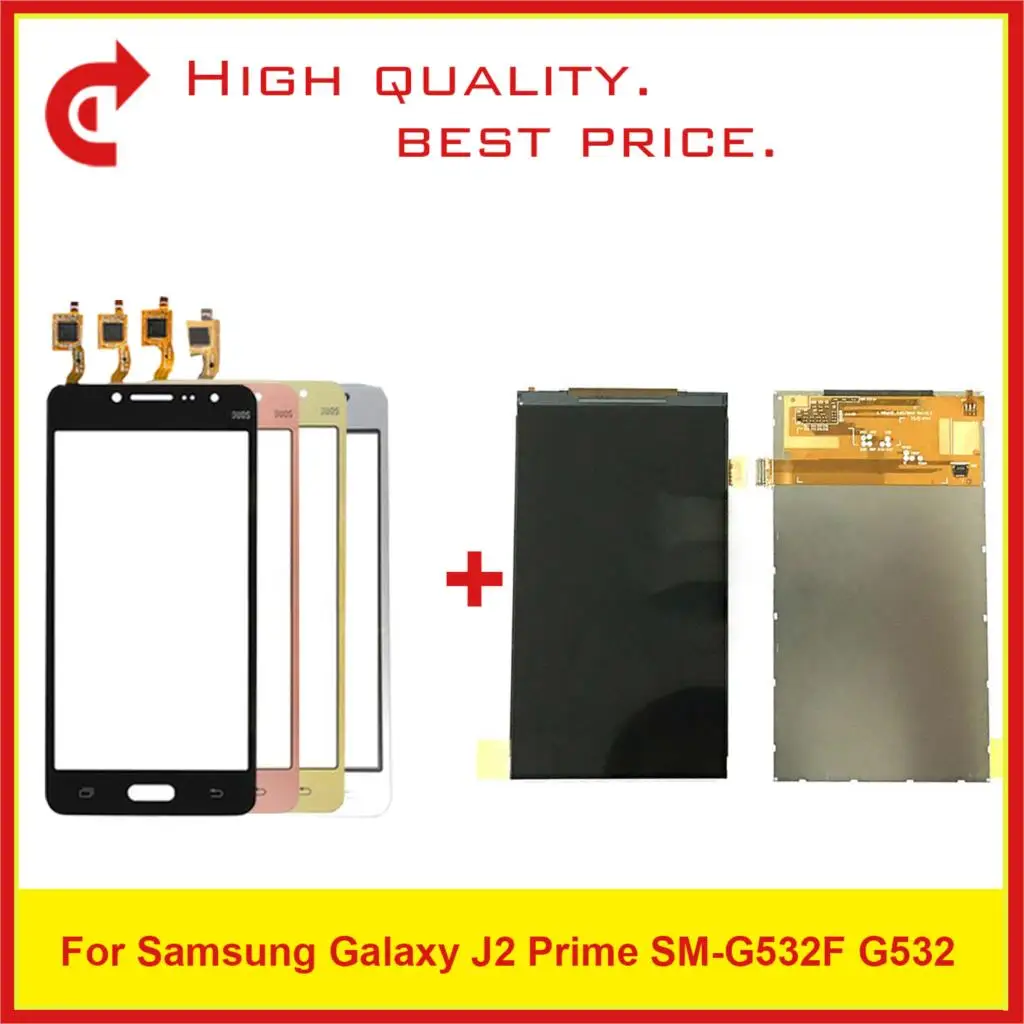 

High Quality 5.0" For Samsung Galaxy J2 Prime SM-G532 G532 LCD Display With Touch Screen Digitizer Sensor Panel+Tracking