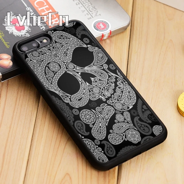 LvheCn мексиканский День мертвых сахаров чехол для телефона iPhone 5 6 6s 7 8 plus 11 12 Pro X XR XS