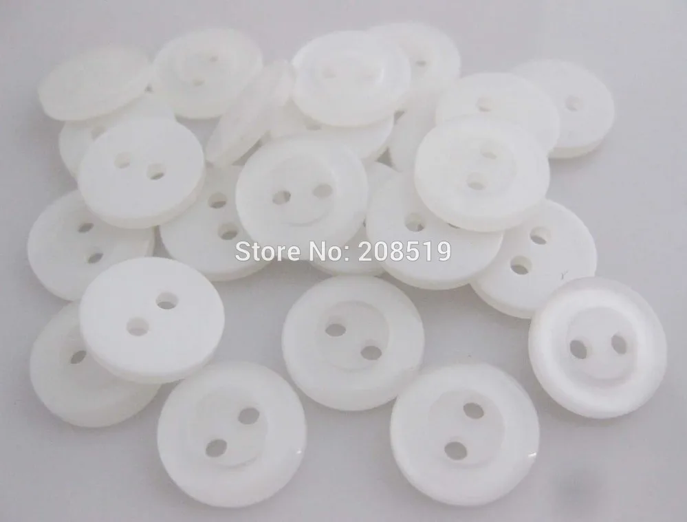 NBNLOW Apparel sleeve Buttons 11mm 2 hole resin Botao 100pcs garment
