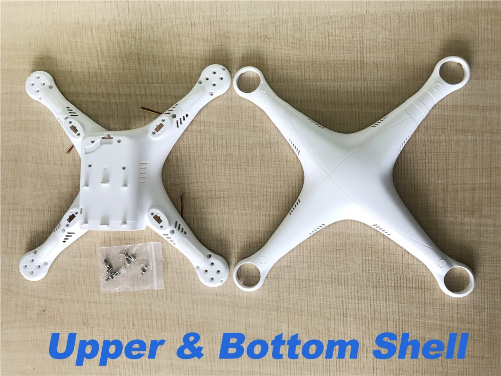 Оригинальный Корпус Корпуса DJI Phantom 3 SE верхний нижний корпус с винтами ESC шасси