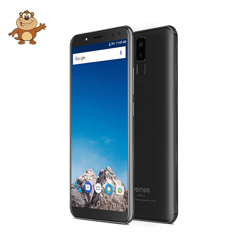 

Original Vernee X cara huella dactilar ID Smartphone 4 GB + 64 GB 6,0 ''18: 9 FHD Android 7,1 MTK6763 Octa Core 6200 mAh