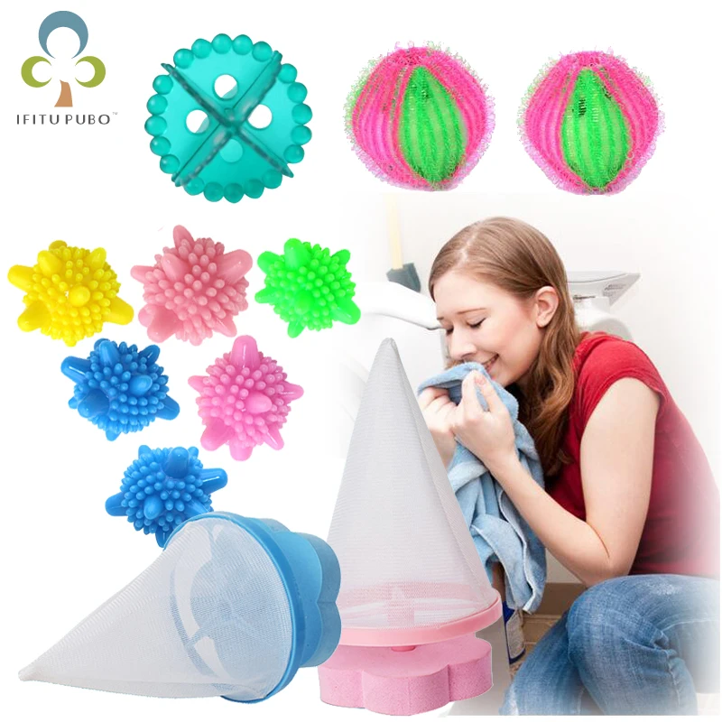 

Laundry Balls Hair Removal Catcher Filter Mesh Washing Machine Filter Laundry Balls Laundry Tools Accessories GYH