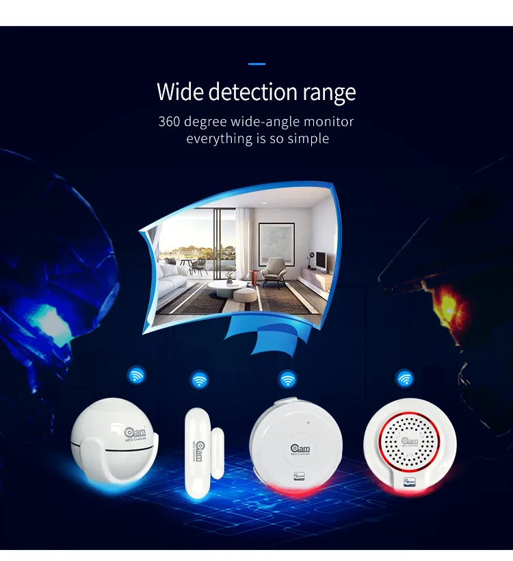 Умный Z-Wave серии Умный дом сирена сигнализации сенсор c usb-разъемом и сигнализацией звук и световой сигнализации сенсор LO