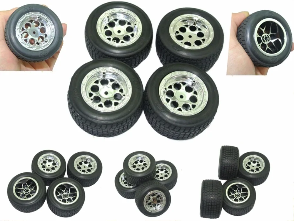 1/18 scale Buggy Losi Mini Sprint 1/18 sprint car tire and rim wheels set 4pcs for HPI kyosho