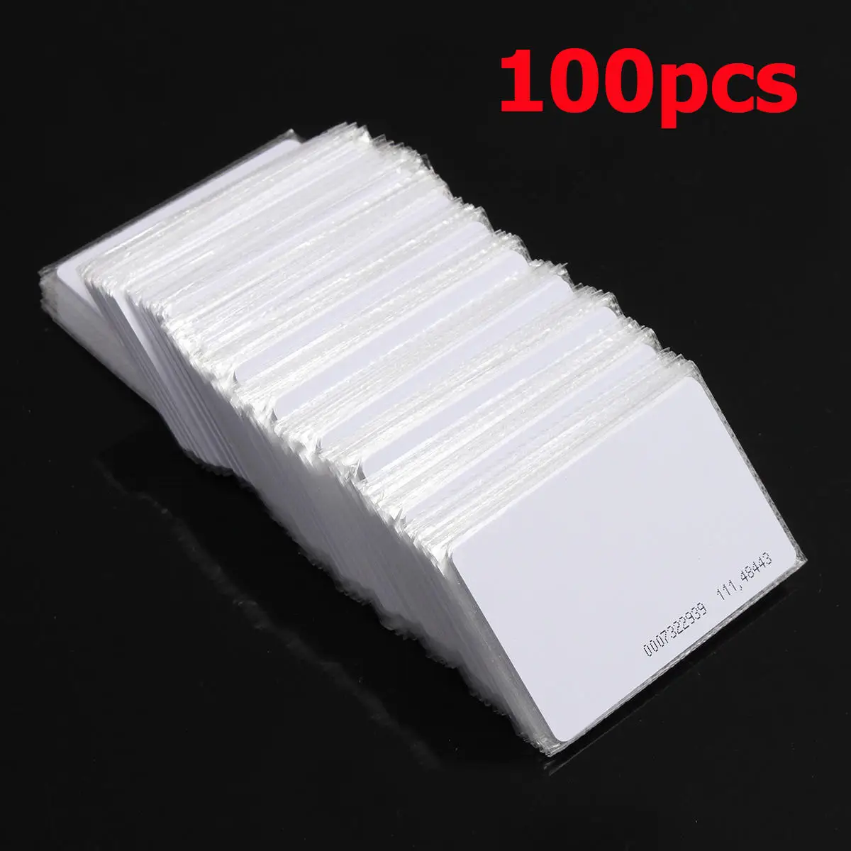 

100Pcs RFID 125KHz Proximity Door Access Control Entry Access EM Card 0.9mm