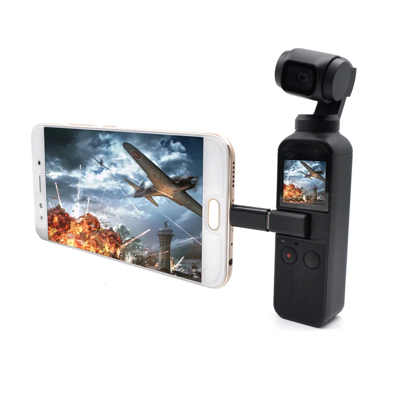 

Portable Convert Connector Black Micro USB High Speed Smartphone Adapter Plastic Transfer Data Mini Type C For DJI OSMO Pocket