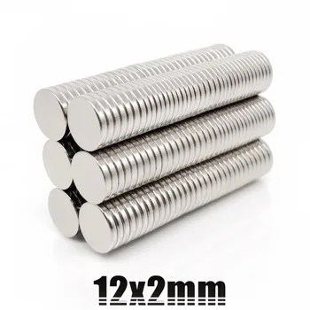 

1000Pcs/lot N35 12*2mm Strong Ndfeb Magnets Bulk Super Round Disc Rare Earth Neodymium Magnet 12mm x 2mm