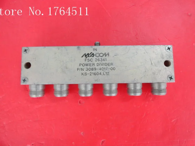 

[BELLA] A six M/A-COM power divider 3089-4017-00 650M-1GHz N