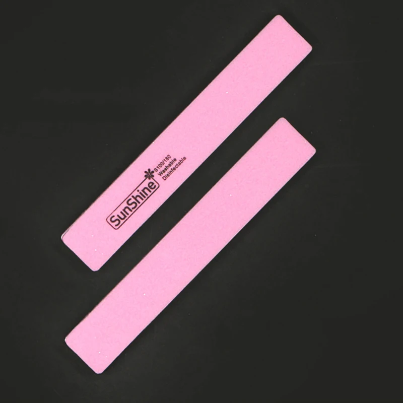1 Pcs High Quality Brand Sunshine Rectangle Nail File Buffer 100/180