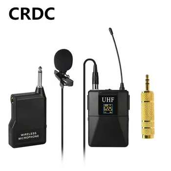 

Microphone Professional UHF Wireless Microphone System Lavalier Lapel Mic Receiver+Transmitter for Camcorder Recorder Microphone