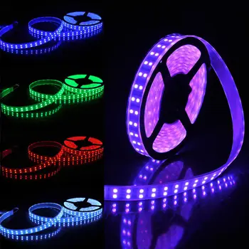 

MJJC Super Bright 12V 5M SMD5050 120 LEDs Double Row IP67 Silicon Tube Waterproof RGB LED Strip Lights Warm Cool White