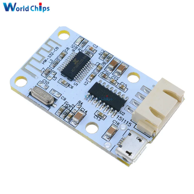 Плата аудиоресивера постоянного тока 5 в Micro USB 3 Вт + Bluetooth 4 0 плата PAM8403