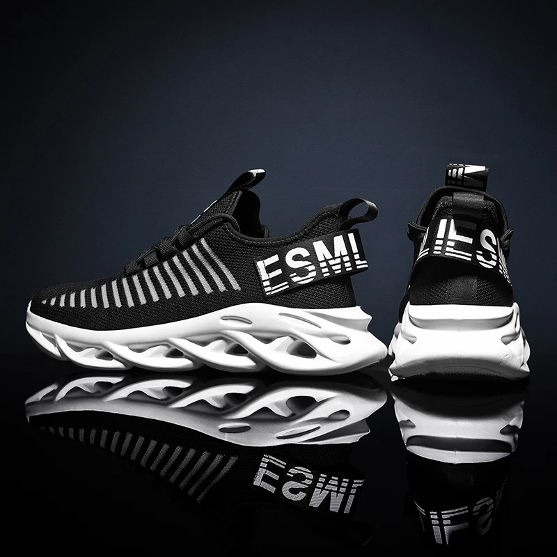 

Summer Cool Athletic Men Sneakers Summer Breathable Mesh Fashion Casual Sport Shoes Outdoor Super Light Running Shoes Men
