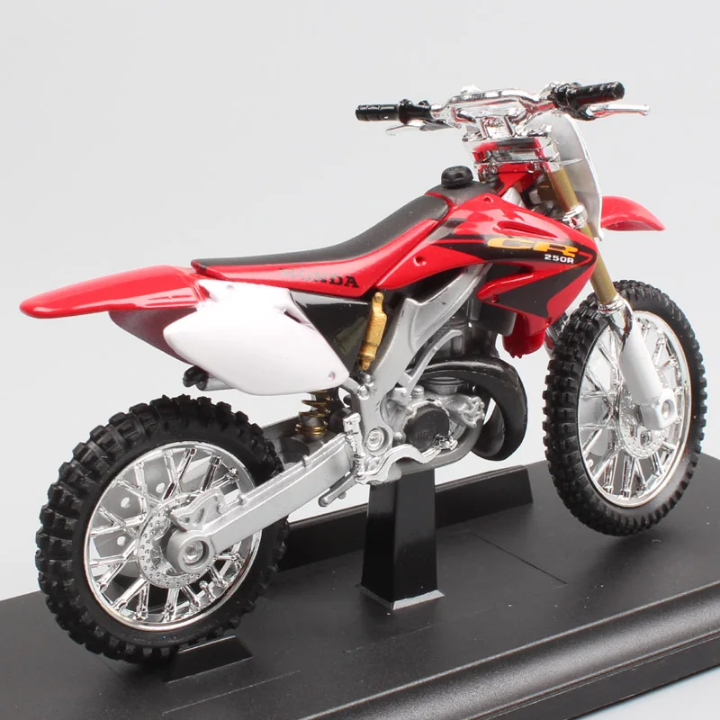 1/18 весы Welly Honda CR250R 250 Мотокросс езда на велосипеде эндуро грязи мотоцикл литья под давлением модель миниатюры автомобиль игрушки подарок для ребенка