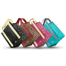 Сумка под заказ Promotioanal Grommet многоразовая сумка для продуктов сумки с дополнительными Усиленные ручки