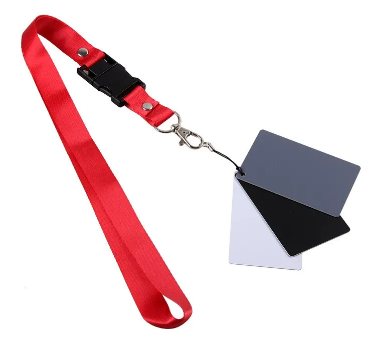 Camera-Accessory-3in1-Pocket-Size-Digital-White-Black-Grey-Balance-Cards-18-Gray-Card-with-Neck (2)