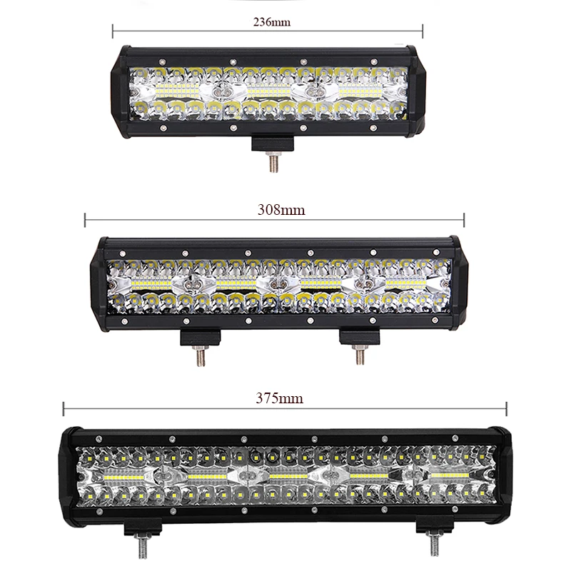 Автомобильный рабочий светильник s 12 В led 60 Вт 120 180 240 300 6000 К вспомогательная лампа