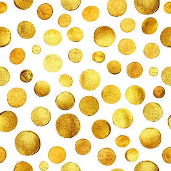 

VinylBDS 5x7ft Gold New Born Photography Bokeh Dots School Washable Photo Backdrop For Children Backgrouds Photo Studio YY00383