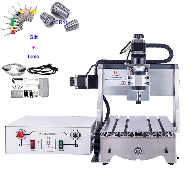 

CNC Wood Router 3020 300W Spindle PCB Milling Machine