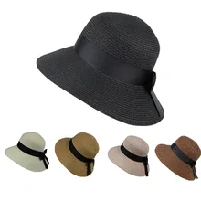 Новое поступление Рыбацкая шляпа летняя Складная широкая Панама с полями Солнцезащитный козырек открытый boonie женская шляпа gorros