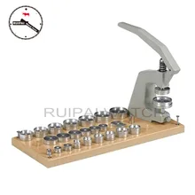 RP-5500A Тип стола часы пресс инструмент наручные часы назад Cystal стекло пресс ing инструмент с 25 шт. размер в сборе алюминиевый сплав