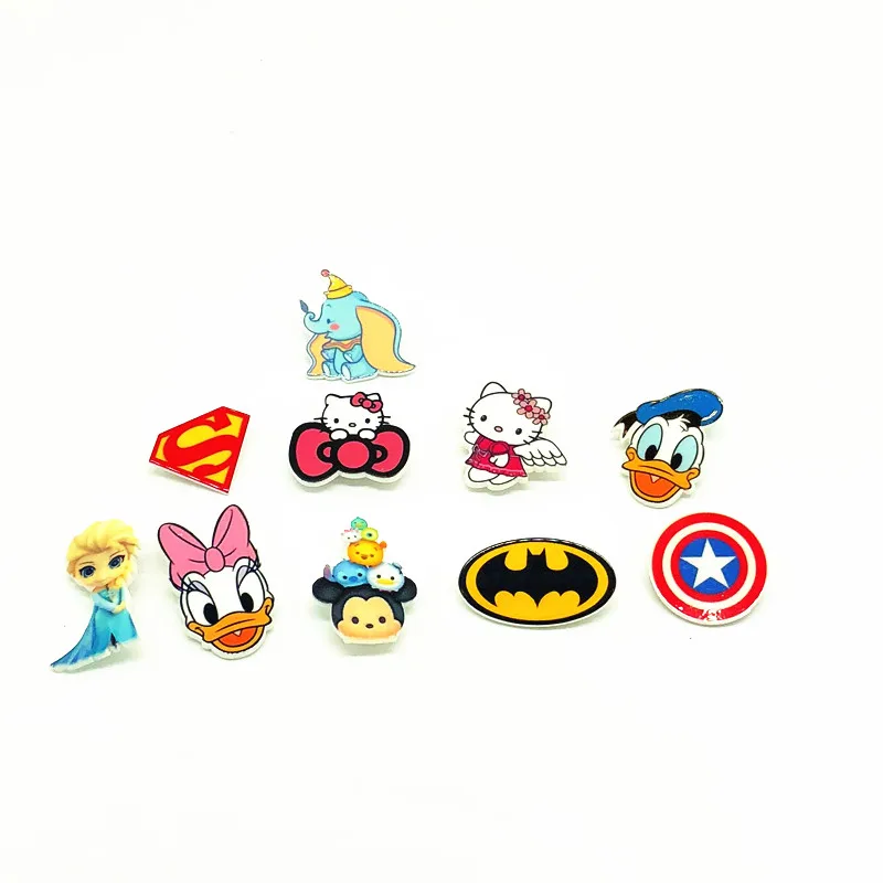 

1Pcs Cute Cartoon Elsa Daisy The Avengers Resin Brooch Badge Backpack Clothes Decoration Icon Kids Brooches Pin